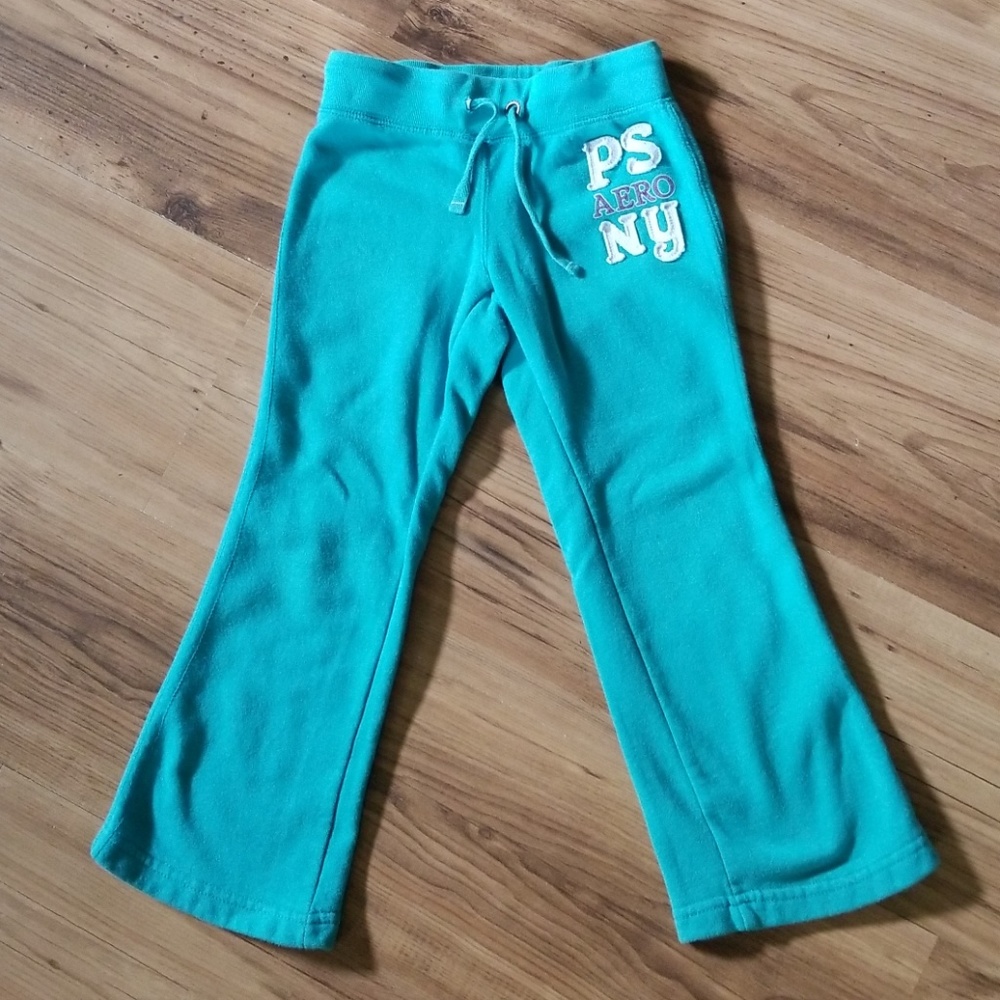 P.s. Aeropostale girls size 5 teal sweatpants
